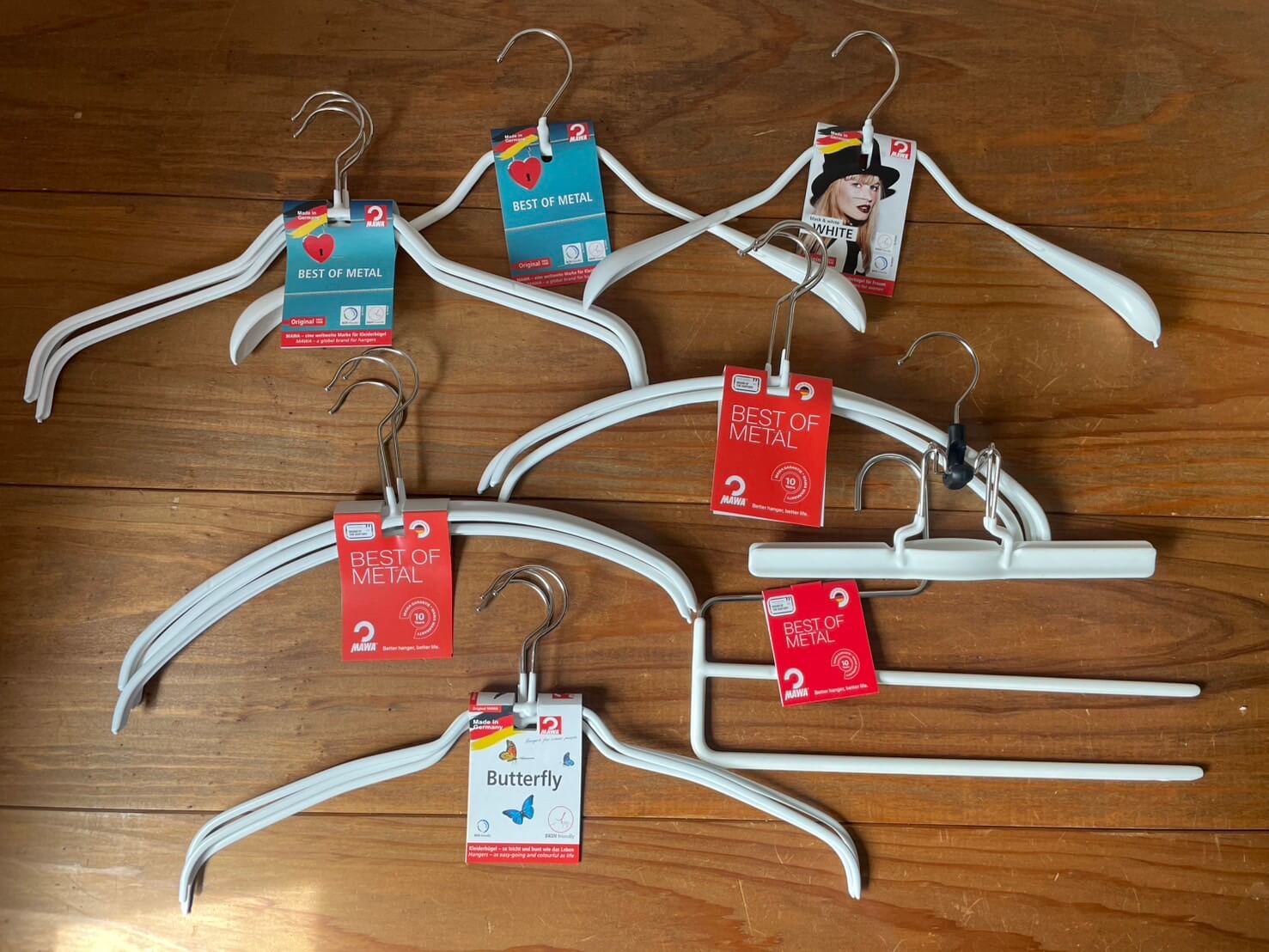 ドイツMAWAハンガーのバリエーション
