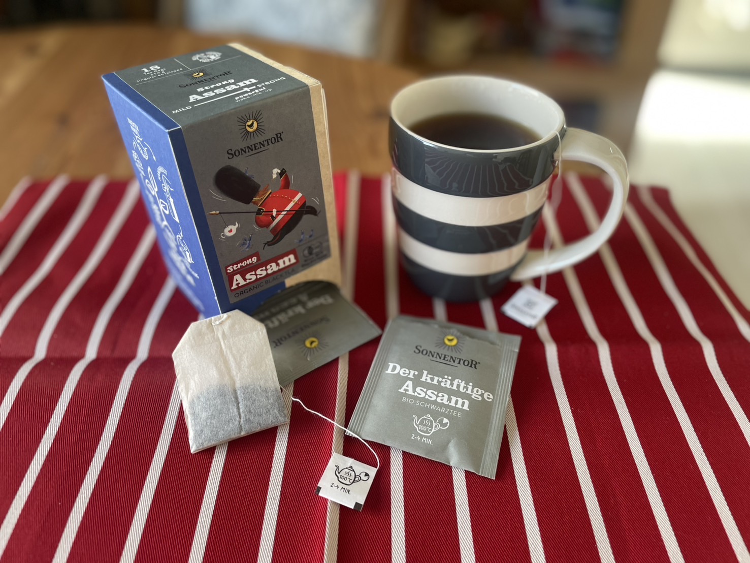 SONNENTOR ストロングアッサムティーバッグ18P入り　オーガニック