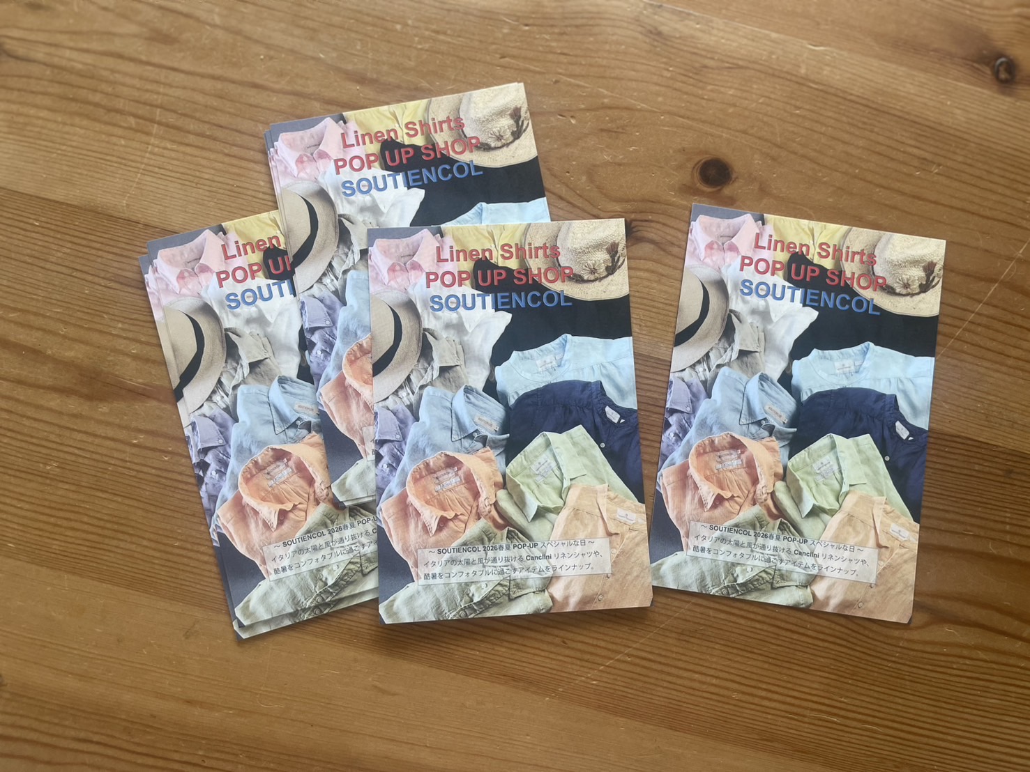 Linen Shirts POP UP SHOP SOUTIENCOL PADDY'S 2026