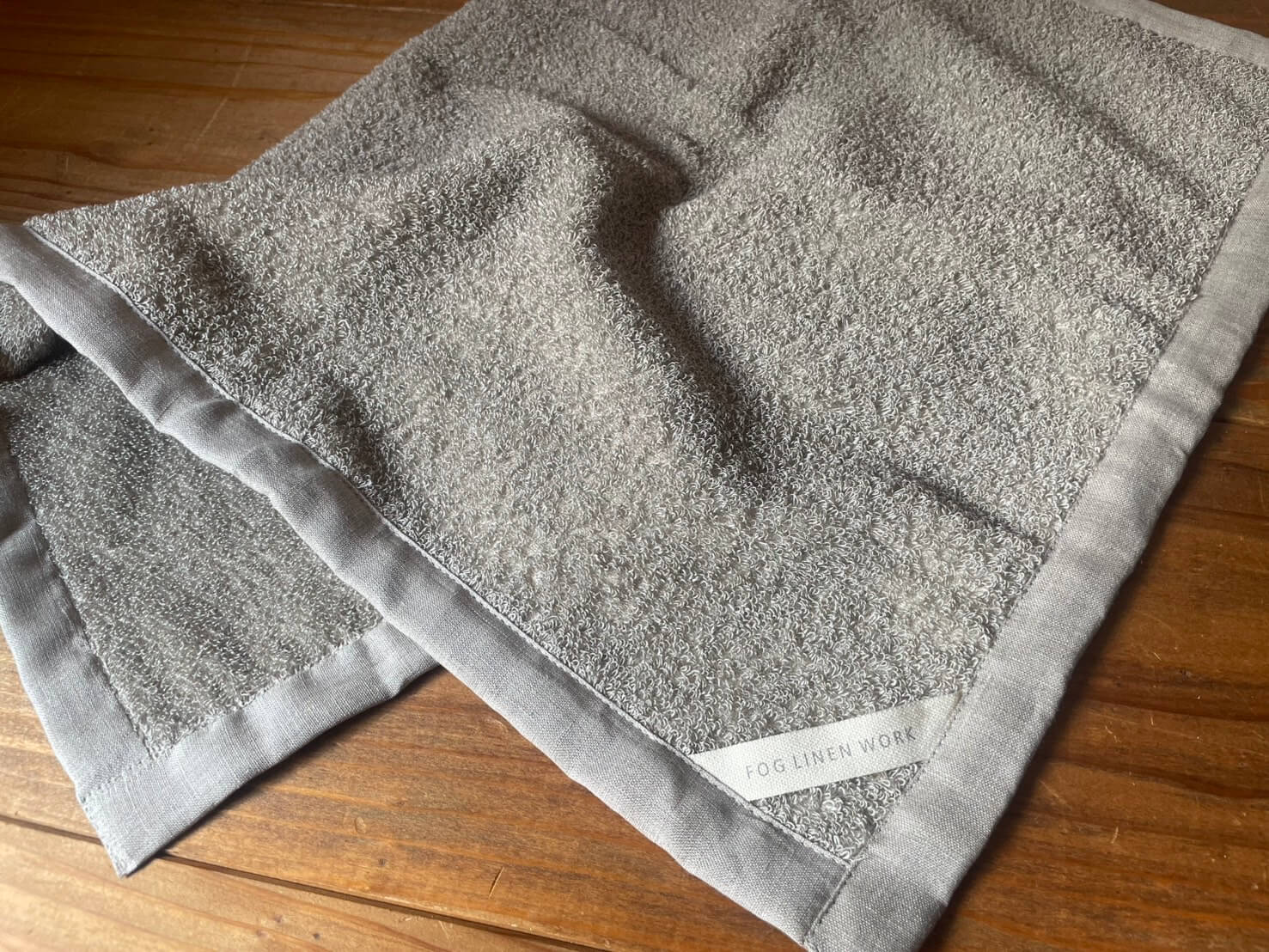 fog linen work　リネンマッサージバスマット