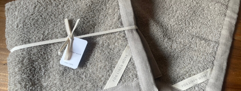 fog linen work　リネンマッサージバスマット