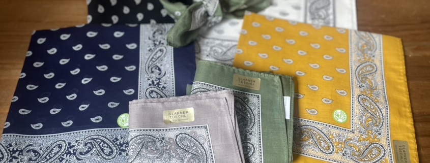 BLUMAR GLARNER TUECHLI BANDANA(ブリュメル)ペイズリー柄バンダナ
