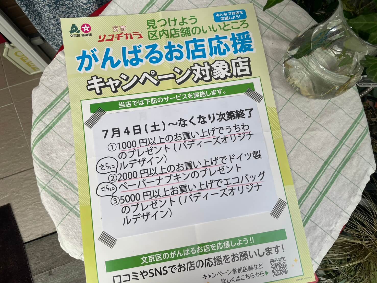 文京区がんばるお店キャンペーン2026